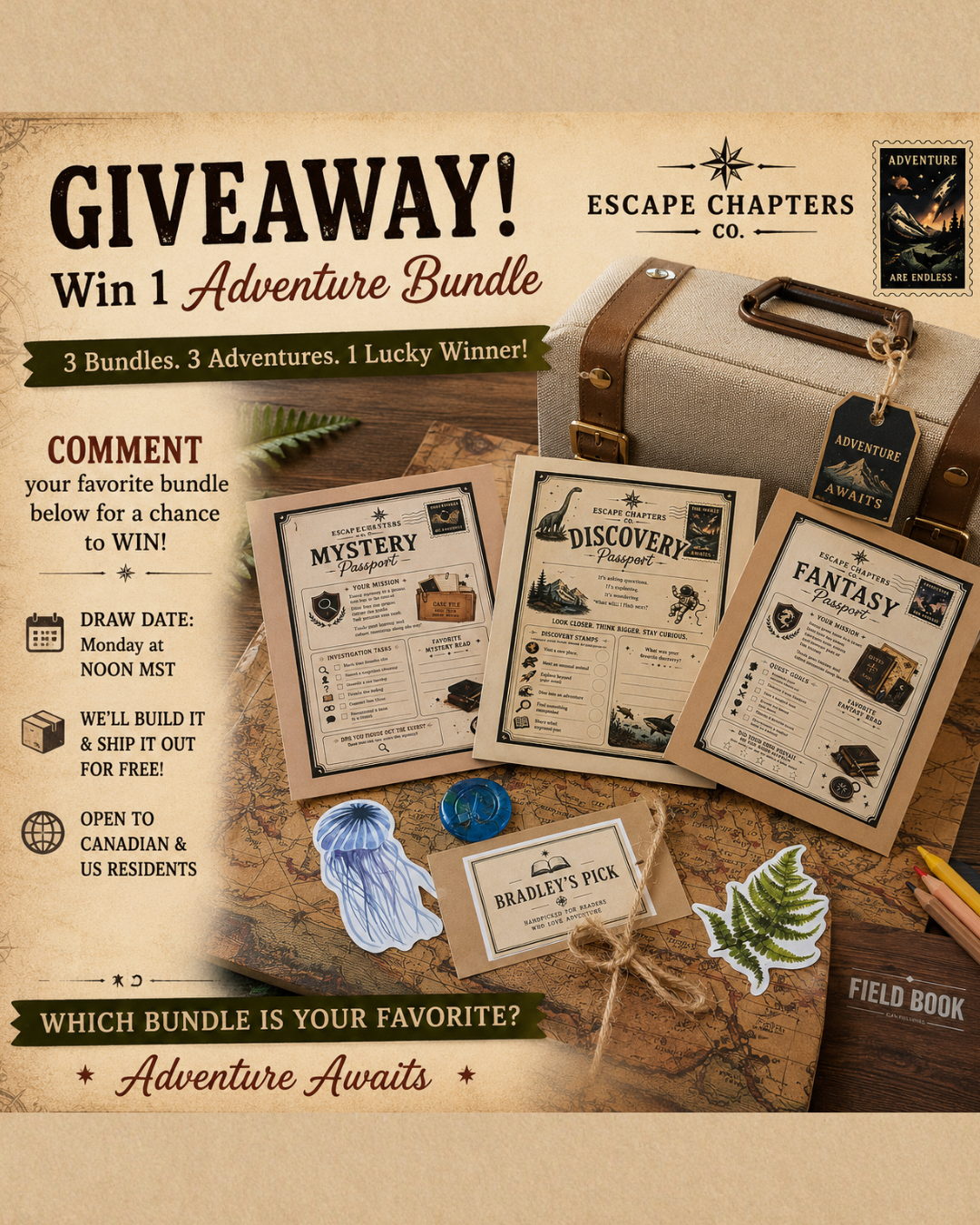 Free Giveaway Adventure